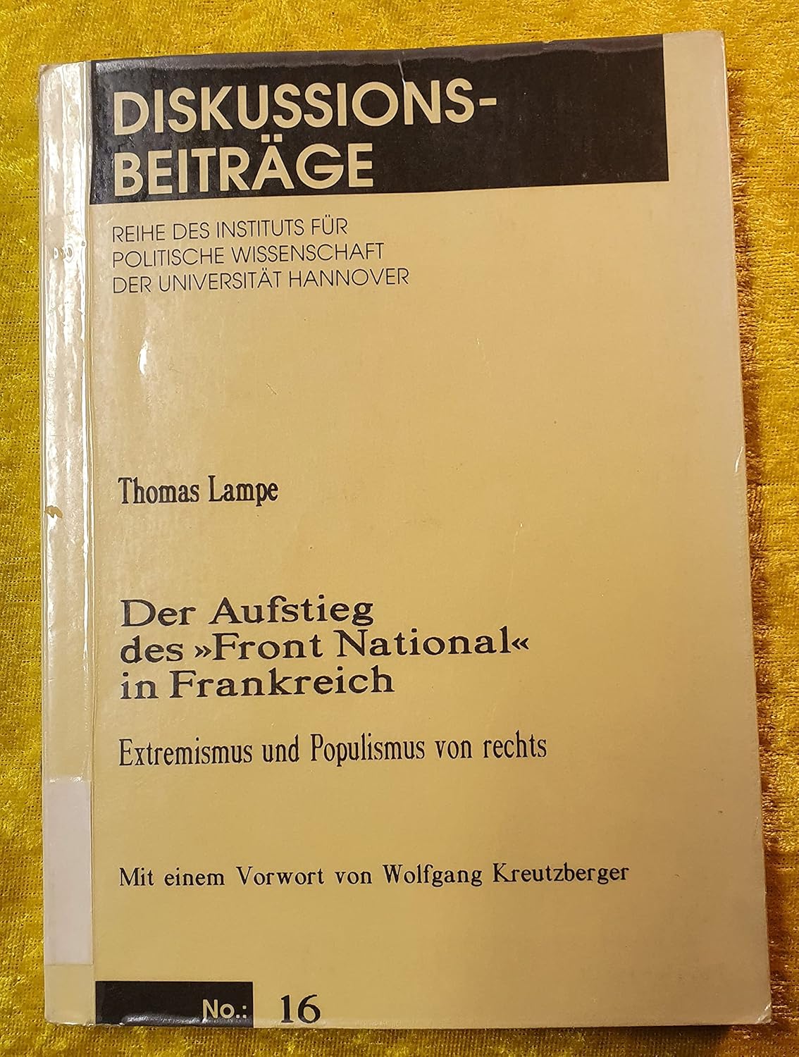 Der Aufstieg der Front National in Frankreich. Extremismus und ...